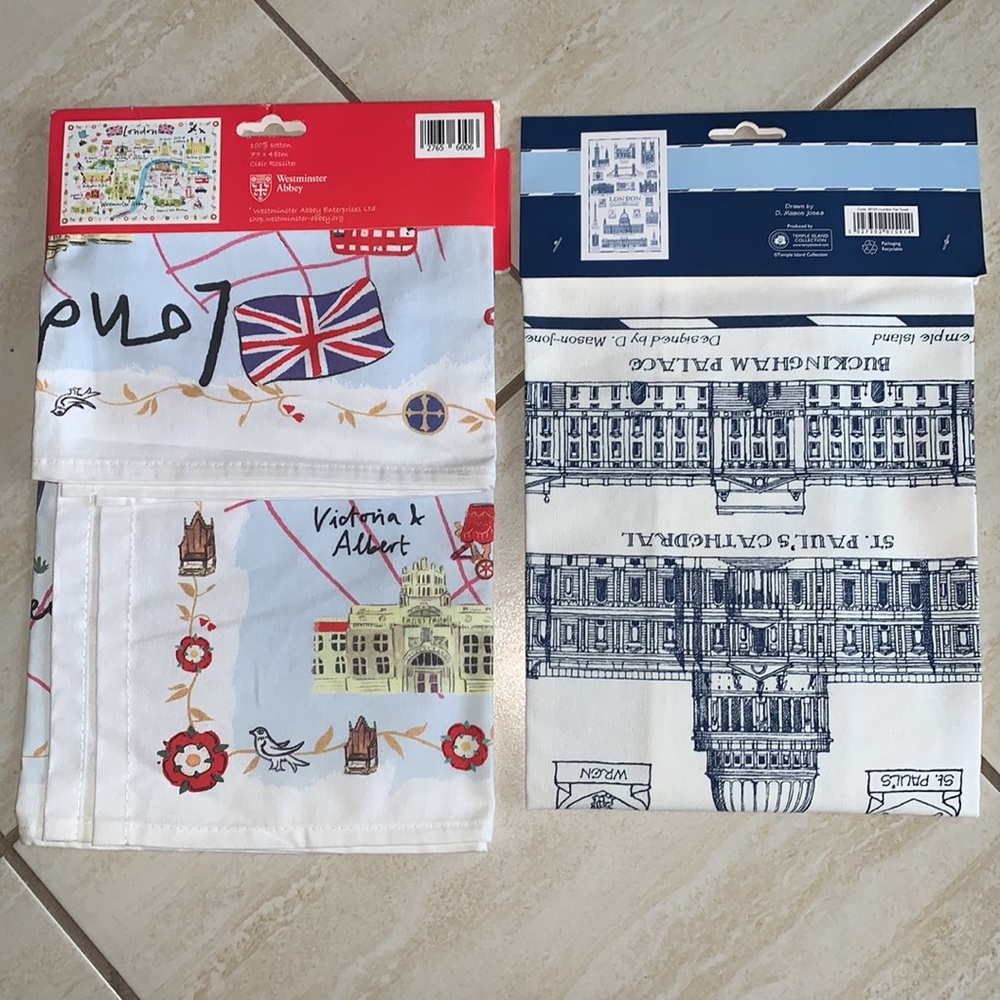 London Tea Towels x2 - Picture 2 of 5